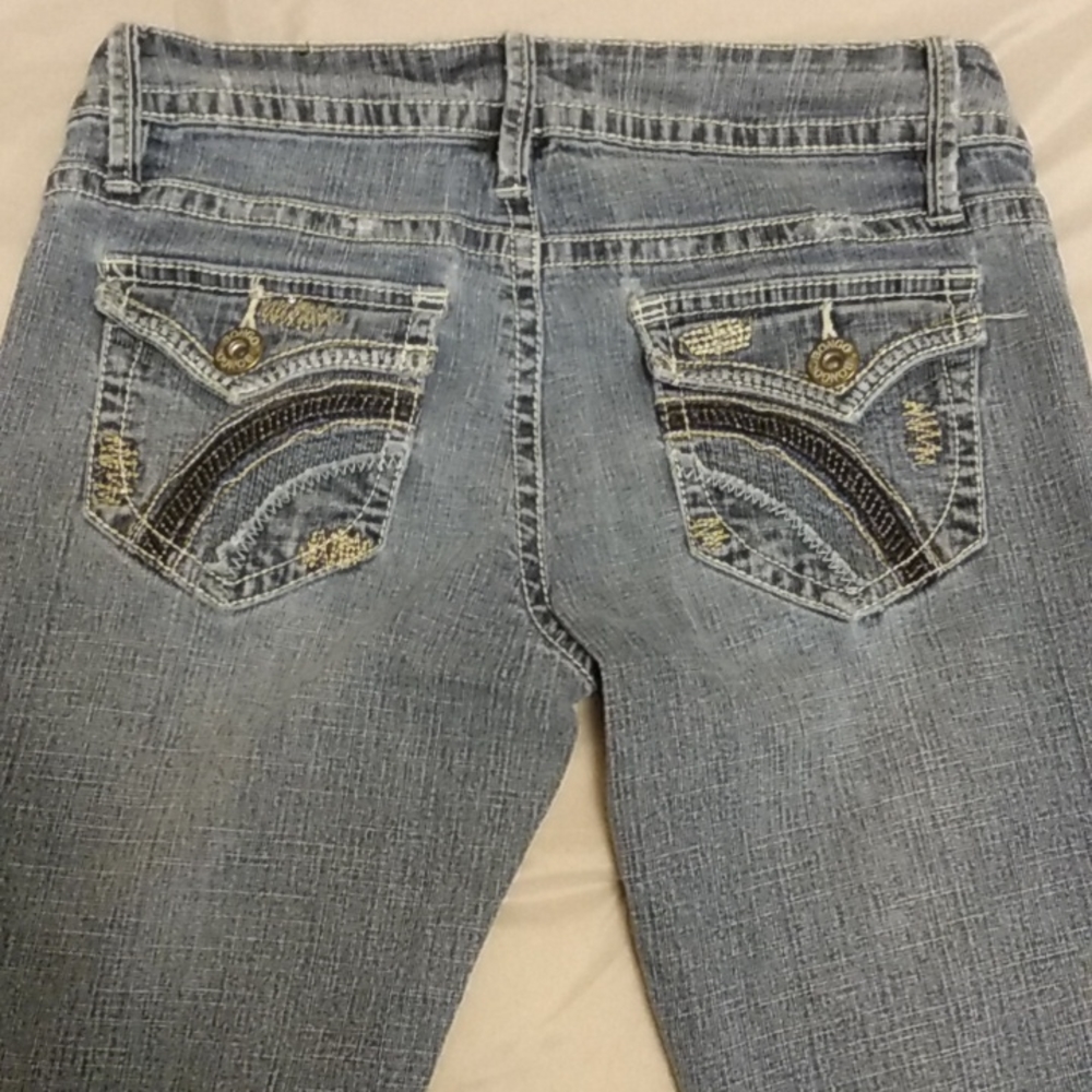 Bongo Boot Cut Stretchy Jeans - Size 5 - Picture 5 of 10